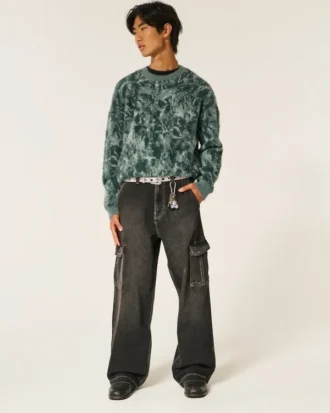 Pull à col rond Boxy Fuzzy