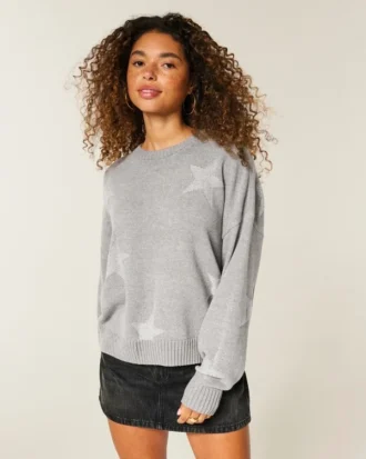 Pull à col rond Easy Star Pattern