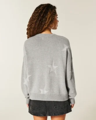 Pull à col rond Easy Star Pattern