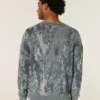 Pull à col rond et motif carré Pull à col rond et motif carré