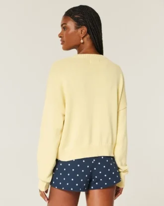 Pull à col rond et motif Easy Honolulu
