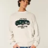 Pull à col rond et motif graphique Boxy Racing Pull à col rond et motif graphique Boxy Racing