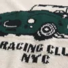 Pull à col rond et motif graphique Boxy Racing Pull à col rond et motif graphique Boxy Racing