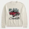 Pull à col rond et motif graphique Dodge Challenger Pull à col rond et motif graphique Dodge Challenger
