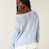 Pull à manches bouffantes et motif torsadé Pull à manches bouffantes et motif torsadé