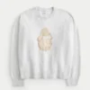 Pull à manches courtes avec motif lapin confortable Hollister Pull à manches courtes avec motif lapin confortable Hollister
