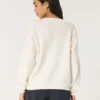 Pull oversize à col en V Hollister Comfy Cloud Pull oversize à col en V Hollister Comfy Cloud