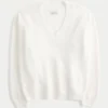 Pull oversize à col en V Hollister Comfy Cloud Pull oversize à col en V Hollister Comfy Cloud