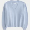 Pull oversize à col en V Hollister Comfy Cloud Pull oversize à col en V Hollister Comfy Cloud