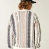 Pull à rayures et col rond