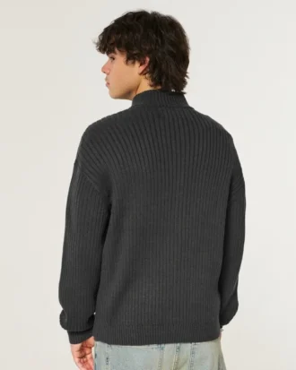 Pull zippé décontracté Pull zippé décontracté