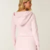 Robe à capuche et manches longues en molleton