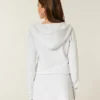 Robe à capuche et manches longues en molleton