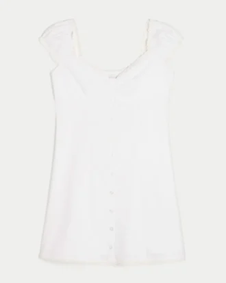 Robe chemise à manches courtes