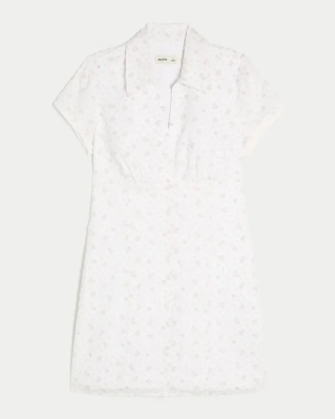 Robe chemise à manches courtes Robe chemise à manches courtes