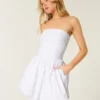 Robe jupe-short bouffante froncée Robe jupe-short bouffante froncée