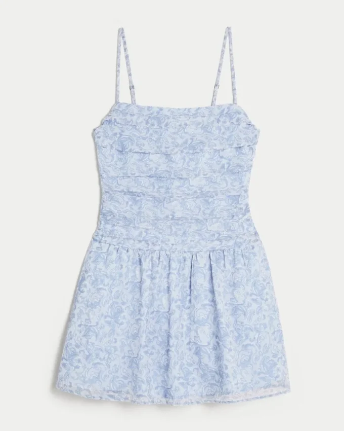 Robe jupe-short en mousseline Robe jupe-short en mousseline