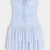 Robe jupe-short sans bretelles en tricot Robe jupe-short sans bretelles en tricot