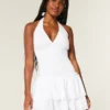 Robe jupe-short à smocks double épaisseur Robe jupe-short à smocks double épaisseur