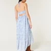 Robe longue asymétrique à dos nu Robe longue asymétrique à dos nu