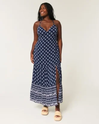 Robe longue dos nu