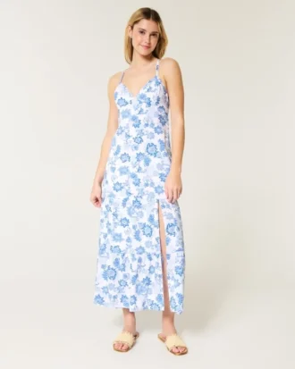 Robe longue dos nu