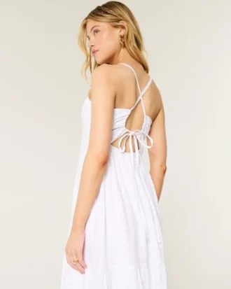 Robe longue dos nu