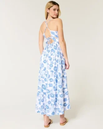 Robe longue dos nu