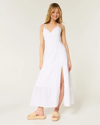 Robe longue dos nu