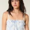 Robe longue sans bretelles à smocks Robe longue sans bretelles à smocks