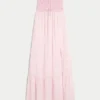 Robe longue sans bretelles style crochet Robe longue sans bretelles style crochet