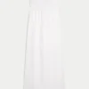 Robe longue sans bretelles à torsades Robe longue sans bretelles à torsades