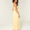 Robe longue sans bretelles tressée Robe longue sans bretelles tressée