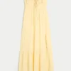 Robe longue sans bretelles tressée Robe longue sans bretelles tressée