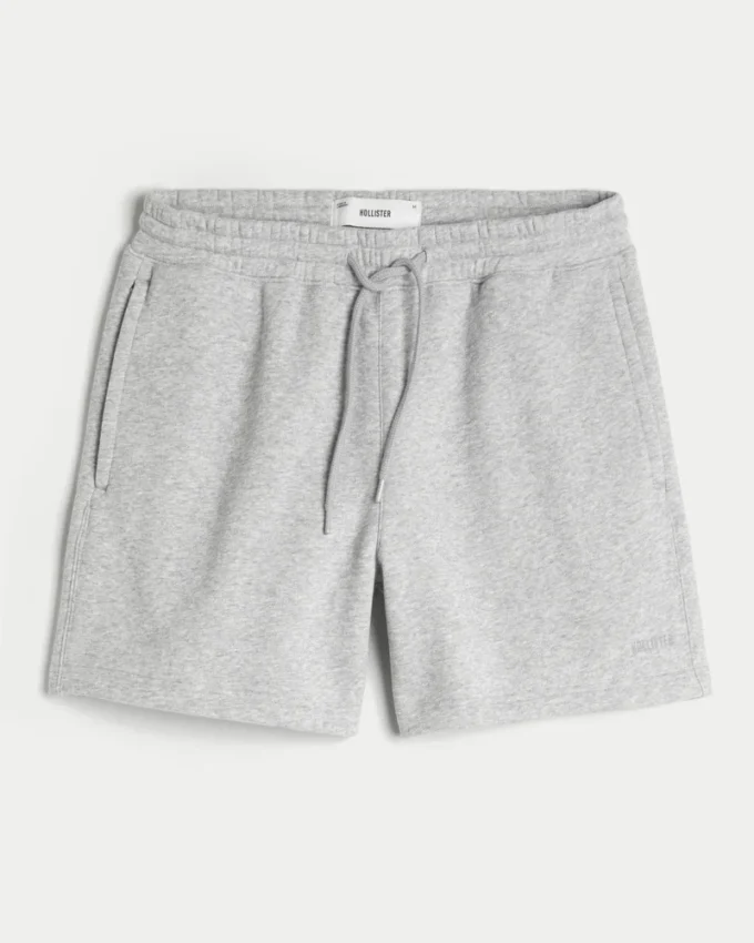 Short ample en molleton mi-cuisse