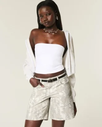 Short baggy camouflage taille basse