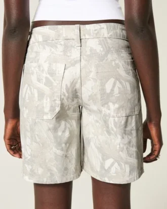 Short baggy camouflage taille basse