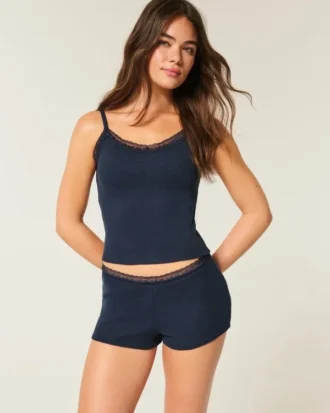 Short court en dentelle gaufrée Gilly Hicks