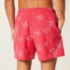 Short de bain brodé mi-cuisse Short de bain brodé mi-cuisse