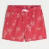 Short de bain brodé mi-cuisse Short de bain brodé mi-cuisse