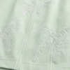 Short de bain brodé mi-cuisse Short de bain brodé mi-cuisse