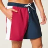 Short de bain en seersucker mi-cuisse Short de bain en seersucker mi-cuisse