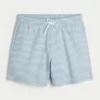 Short de bain en seersucker mi-cuisse Short de bain en seersucker mi-cuisse