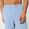 Short de bain en seersucker mi-cuisse Short de bain en seersucker mi-cuisse