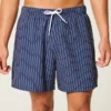 Short de bain en seersucker mi-cuisse Short de bain en seersucker mi-cuisse