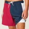 Short de bain en seersucker mi-cuisse Short de bain en seersucker mi-cuisse