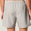 Short de bain en seersucker mi-cuisse Short de bain en seersucker mi-cuisse