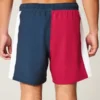 Short de bain en seersucker mi-cuisse Short de bain en seersucker mi-cuisse