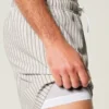 Short de bain en seersucker mi-cuisse Short de bain en seersucker mi-cuisse
