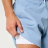 Short de bain en seersucker mi-cuisse Short de bain en seersucker mi-cuisse